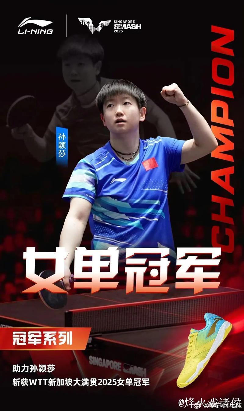 孙颖莎2025年战绩:17站参赛、119场对决、476局刷新纪录 孙颖莎2025年战绩:17站参赛、119场对决、476局刷新纪录